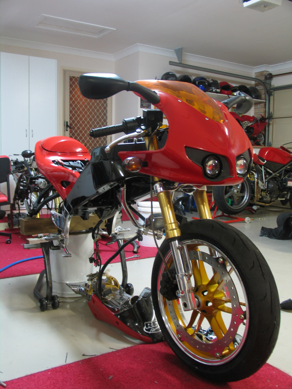 Buell frame rebuild