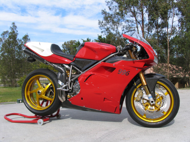 custom rebuilt ducati 996