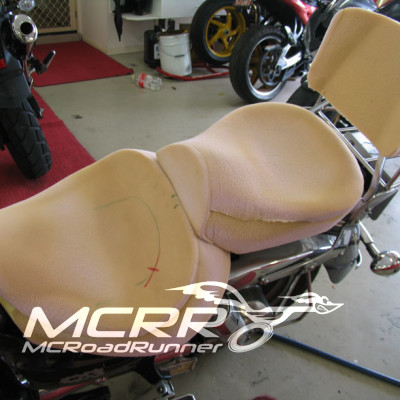 kawasaki vulcan custom seat build