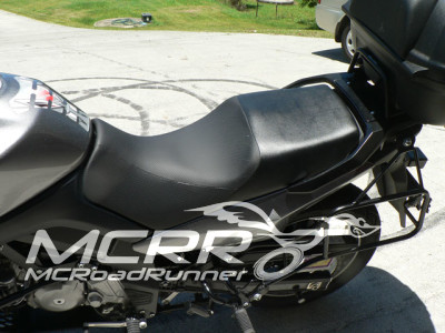 suzuki vstrom custom seat finished