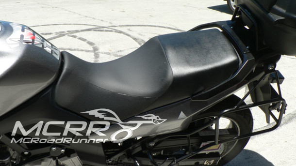 suzuki vstrom custom seat finished