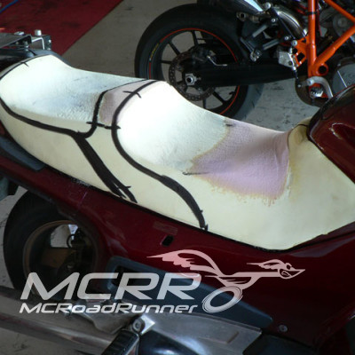 custom honda st1300 seat